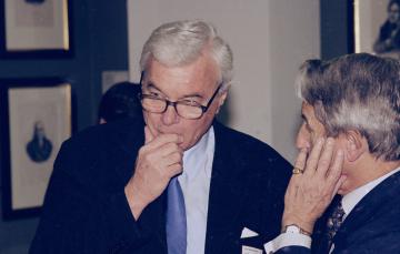 Professor Robert Smith, Professor Sir Colin Berry at the Witness Seminar on Environmental Toxicology held by The History of Twentieth Century Medicine Group, 12/03/2002