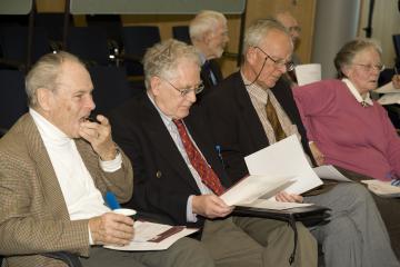 Professor Stewart Cameron, Dr Frank Marsh, Dr Chisolm Ogg, Miss Freda Ellis