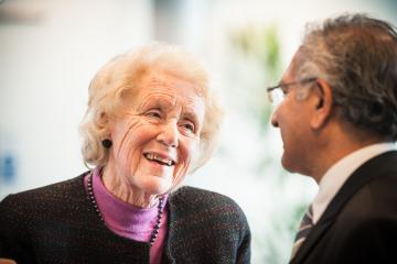 Dr Mary Baines, Professor Sam Ahmedzai