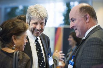 Professor Shirley Hodgson, Professor Eamonn Maher, Professor Gareth Evans 