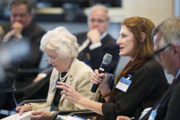 Dr Richard Peatfield; Mrs Mary Ayres, Prof Trevor Jones; Prof Anne MacGregor; Dr Tom Blackburn