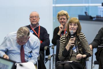 Professor Sir Walter Bodmer, Professor Michael Morgan, Dr Susan Wallace, Professor Maj Hultén