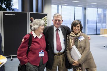 Professor Veronica van Heyningen, Professor Sir Walter Bodmer, Professor Ellen Solomon