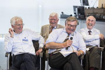 Professor Martin Williams, Professor Dafydd Walters, Professor Robert Maynard, Professor Roy Harrison