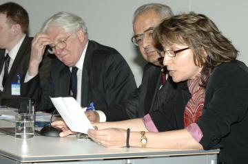 Dr Francis Neary, Mr Alan Lettin, Mr Ravi Kunzru, with Dr Daphne Christie