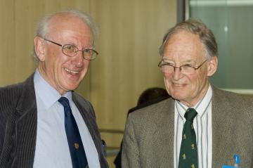 Dr Ian Tait, Professor Sir Christopher Booth, Professor Tom Arie 